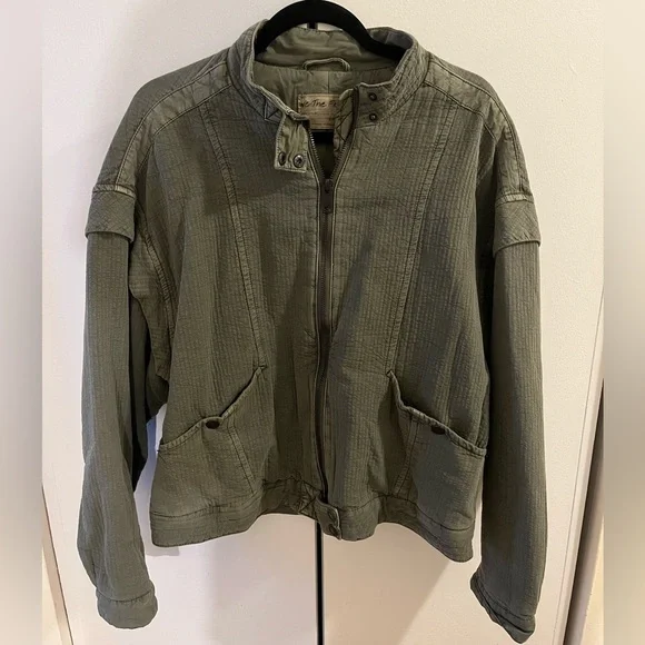 Free People Florence Army Bomber jacket - Picture 5 of 9